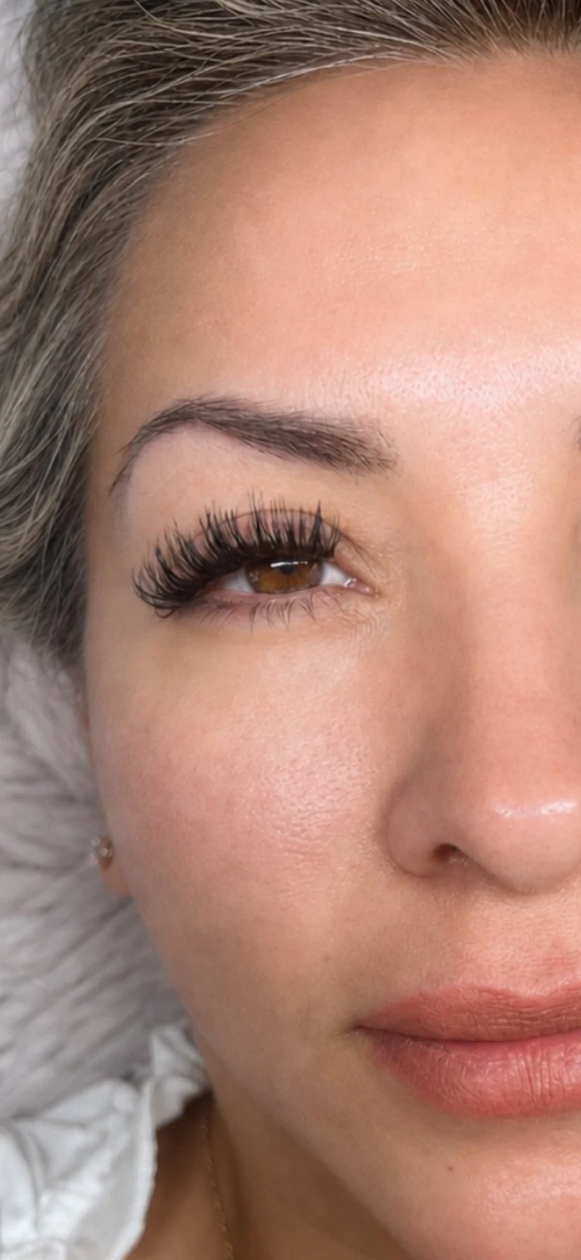 Wispy lash work